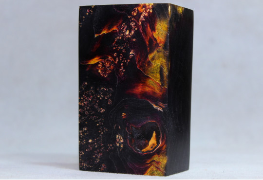 Stabilized Maple Burl Wood Mod Block